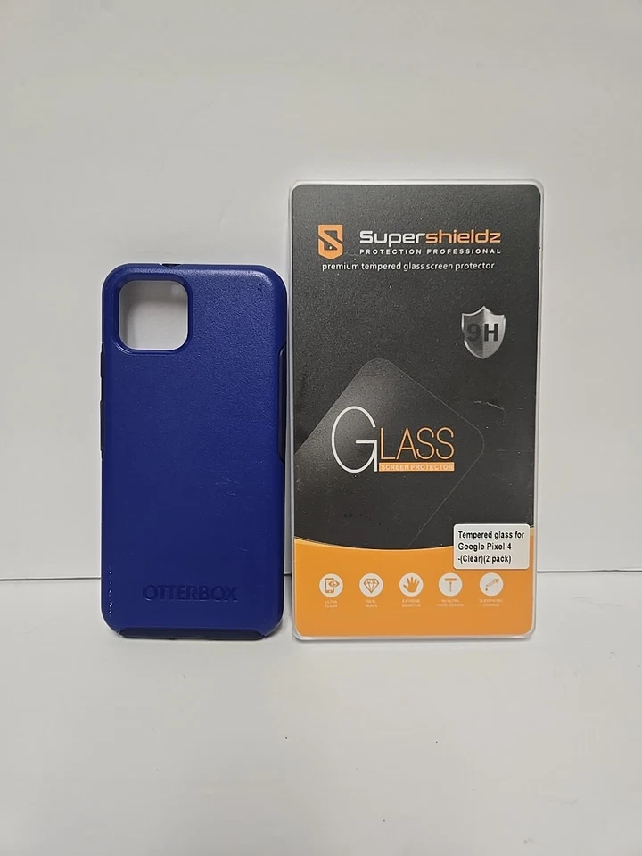 2-Pack Tempered Glass Screen Protector For Google Pixel 4 With Otterbox Case - Image 1 of 4
