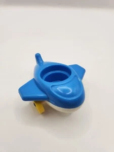 Vintage Fisher Price Little People Blue White Toy Nursery Airplane Plane - Picture 1 of 3