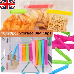 10/20Pcs Durable Kitchen Storage Food Snack Sealing Clamp Bag Clips Plastic` - Picture 1 of 26
