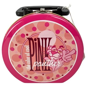 Pink Panther Tin Metal Lunch Box Container 6" Give Pink A Chance w/ Tag Rare VTG - Bild 1 von 8