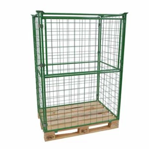 Gitteraufsatzrahmen lackiert 1600 mm Nutzhöhe - 800x1200 - Europalette Gitterbox - Bild 1 von 3