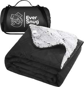 Sherpa Waterproof Camping Blanket - Extra Thick and Warm, Large Sherpa Fleece Ou - Picture 1 of 6