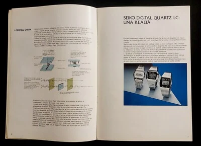 SEIKO DIGITAL QUARTZ LC MANUALE DI INFORMAZIONI OROLOGIO QUARZO 1971 Foto 1 de 4