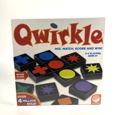 MindWare Qwirkle Game, 108 Durable Wooden Tiles & Canvas Drawstring Bag, Family - Image 1 of 4