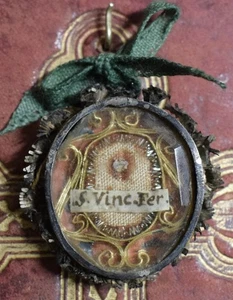 relic reliquary reliquia relicario reliquiario shrine S.VINCENZO FERRERI 1700 - Picture 1 of 4