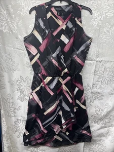 White House Black Market Size 6 Mock Wrap Dress - Picture 1 of 7