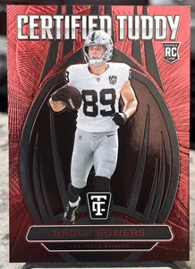 Panini 2024 totalmente certificado - certificado Tuddy Brock Bowers #7 espejo rojo/249 - Imagen 1 de 2
