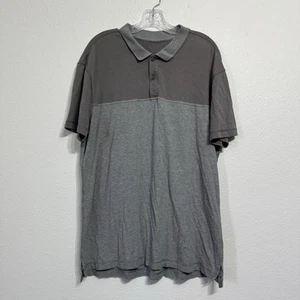 Lululemon Gray Performance Athletic Polo Mens Size XL? Chest Size 46 Inches READ - Picture 1 of 6