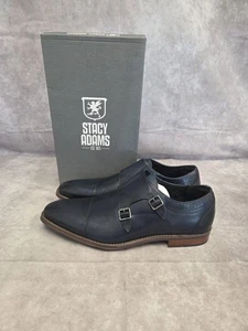 Zapatos de vestir Stacey Adams para hombre talla 12D Nvy Bayne SO - Imagen 1 de 6