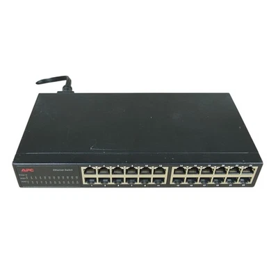APC AP9224110 Ethernet Switch 24 Port Rack Mountable Managed Network Switch - Image 1 of 4