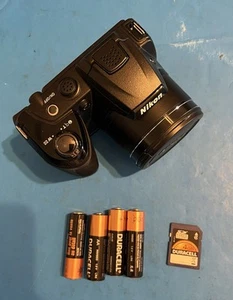 excellent Nikon Coolpix L310 Compact Digital Camera 14MP 21x Zoom - Black bundle - Picture 1 of 18
