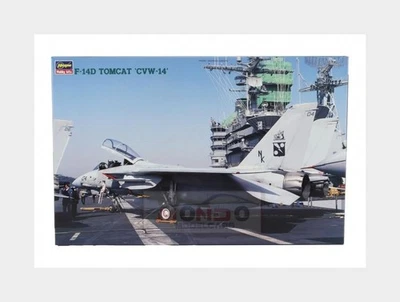 1:48 HASEGAWA Grumman F-14D Tomcat Cvw-14 Milit.Airplane 1974 Kit HASPT12-07212 - Immagine 1 di 2