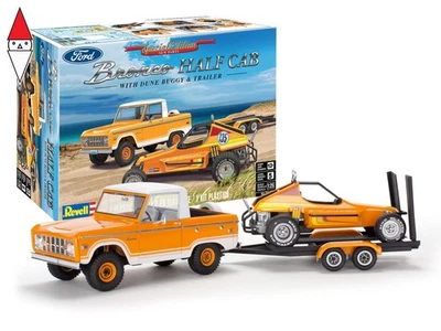 MONOGRAM 1/25 BRONCO HALF CAB WITH DUNE BUGGY AND TRAILER [SPECIAL EDITION] - Immagine 1 di 4