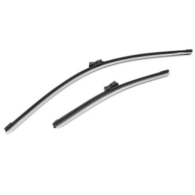 26"+15" Front Windshield Wiper Blade Bracketless for Fiat 500L 2012-2018 2017 16 - Image 1 of 4