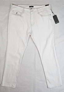 True Religion Herren Gr. 40 x 32 "Geno" Relaxed Slim Flap Optik Weiß Jeans Neu - Bild 1 von 5