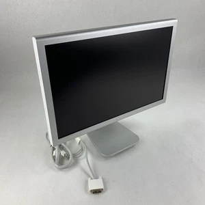Apple A1081 20 inch Widescreen Cinema Display LCD Monitor Tested No Power Supply - Picture 1 of 12