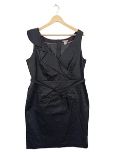 H&M Vestido cruzado Mujeres Vestido Talla EU 50 negro elegante - Imagen 1 de 5