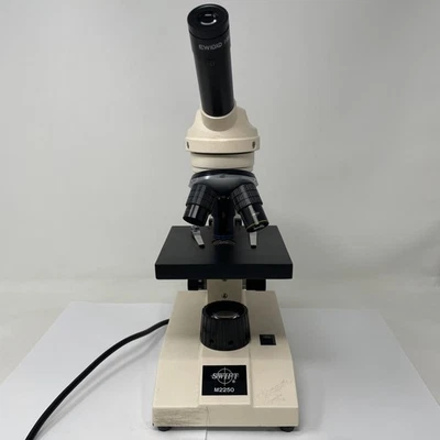 Swift Compound Microscope M2250 With 3 Objectives (Tested & Functional) - Image 1 of 4