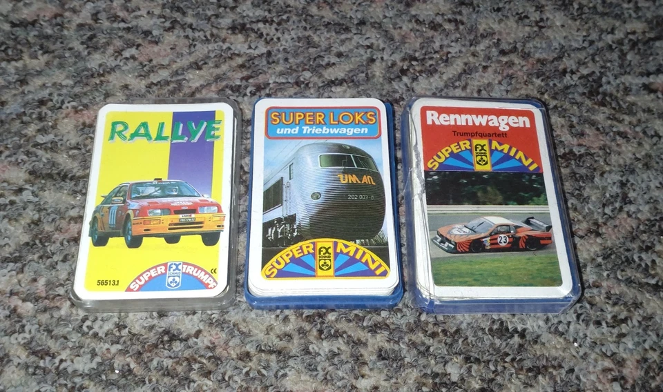 Quartett Konvolut 3 Stück Rennwagen Rallye Loks Fx Schmid  - Bild 1 von 1