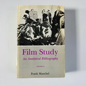 Film Study Volume 3 Frank Manchel 1990 Hardcover Analytical Bibliography - Picture 1 of 10