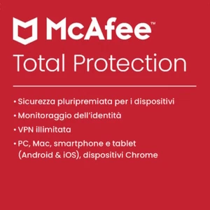 McAfee Total Protection + VPN | Antivirus 2025 | 1PC 3PC 5PC 10PC - Foto 1 di 6