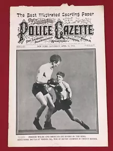 Gazzetta della polizia 11 aprile 1914 Heinie Zimmerman Joe rivers Freddie gallese - Foto 1 di 10