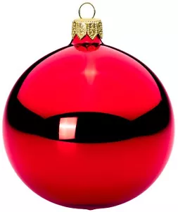 SIKORA Essentials Christbaumkugeln aus Glas einfarbig Matt Premium Qualität - Bild 1 von 31