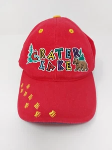 Crater Lake Youth Strap back Hat Cap Bearpaws - Picture 1 of 7