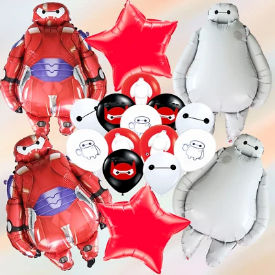 PARTYPALACEUSA 18pc baymax foil latex Balloons party supplies decoration theme baby shower