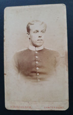 G Hitchcock, Canterbury Carte de Visite CDV Card -  Young Soldier