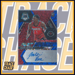 2022-23 Panini Mosaic Basketball Jabari Smith Jr. Fast Break Auto Blue 22/25 RC