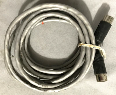 7 Foot 6 Pin DIN Commodore Serial Cable Used, Unknown 3rd Party Tested And Works - Image 1 of 3