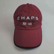 Cap - Ralph Lauren Chaps - Red - Embroidered - Fitted - Unisex