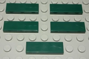LEGO Carreau - Tuile 1x3 Vert Foncé 5 Pièce - Picture 1 of 1