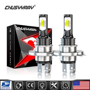 Bombilla delantera LED de haz alto/bajo para motocicleta H4 6500K faros súper brillantes - Imagen 1 de 12