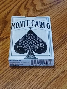 Baraja de póquer de colección MONTE-CARLO SELLADA tamaño 2013 recubierta de plástico - Imagen 1 de 7