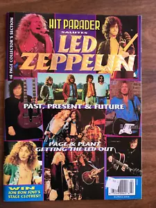 Hit Parader #365 salutes Led Zeppelin Magazine Feb 1995 - Picture 1 of 2