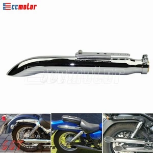 Motorcycle Exhaust Pipe Muffller for Harley Suzuki VL 125 800 1500 1400 Intruder - Picture 1 of 12