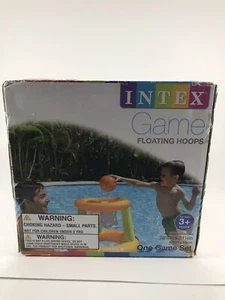 Intex Floating Hoops Basketball Game Set Inflatable Pool Hoop Ball 078257305438 - Picture 1 of 5