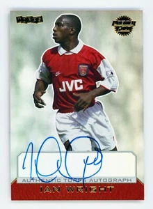 2016 Ian Wright Topps Premier Gold Arsenal On Card Autographed 101/221 - Picture 1 of 3