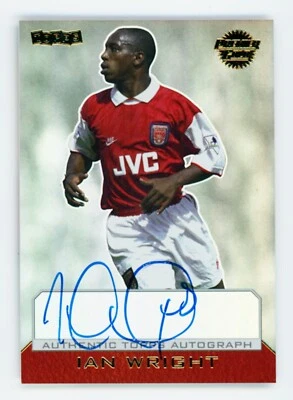 2016 Ian Wright Topps Premier Gold Arsenal On Card Autographed 101/221 - Image 1 of 3