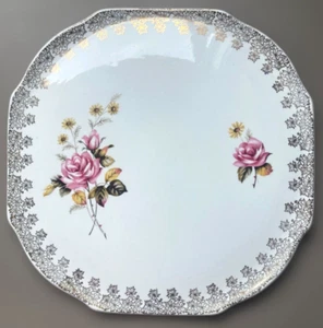 Vintage Lord Nelson Pottery Made in England Cake Plate29cm Diameter. - Imagen 1 de 6
