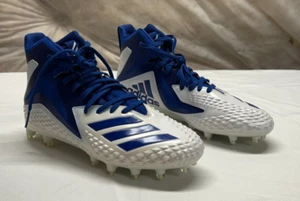 Adidas FREAK Mid Men's PRO Football Cleats Blue White Size 9 - Picture 1 of 6