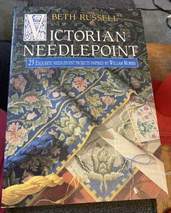 Vtg Rare VICTORIAN NEEDLEPOINT 25 Projects 1996 by Beth Russell - Picture 1 of 22