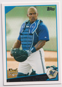 2009 Topps #137 Angel Salome RC Milwaukee Brewers
