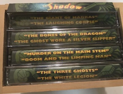 The Shadow Radio show - 4 sealed cassettes in crate - Image 1 of 3