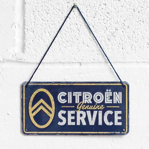 Letrero de pared de hojalata colgante de servicio Citroen 20 cm placa hogar garaje coche decoración arte - Imagen 1 de 3