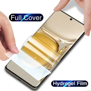 Full Cover Screen Protective Film For Huawei Nova 11 Mate 50 P60 Hydrogel Film - Picture 1 of 24