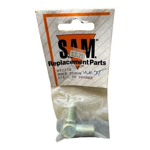 SAM WESTERN SNOWPLOW 1/4" NPT MALE 90 DEGREE ELBOW - PART#B92278 - Bild 1 von 2