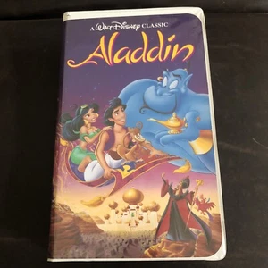 Walt Disney Classic Aladdin (VHS Tape, 1993) Black Diamond Classic (#1662) - Picture 1 of 7
